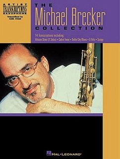 Cover The Michael Brecker Collection 14 transcriptions for saxophone