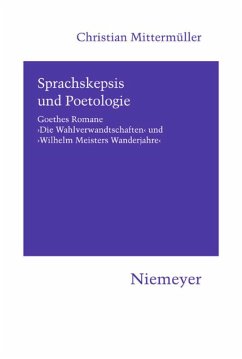 Sprachskepsis und Poetologie - Mittermüller, Christian