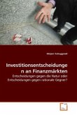 Investitionsentscheidungen an Finanzmärkten