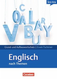 Cover lex:tra Grund- und Aufbauwortschatz Englisch nach Themen