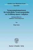 Vermessungskompetenzen für behördliche Vermessungsstellen zur Erfüllung eigener Aufgaben.