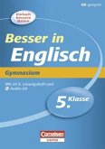 Besser in der Sekundarstufe I - Gymnasium / 5. Schuljahr - Übungsbuch mit separatem Lösungsheft (24 S.) und Hör-CD