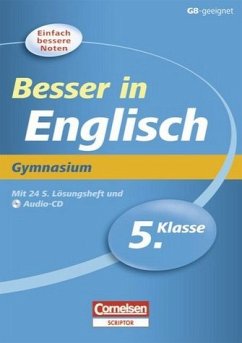 Besser in der Sekundarstufe I - Gymnasium / 5. Schuljahr - Übungsbuch mit separatem Lösungsheft (24 S.) und Hör-CD - Preedy, Ingrid