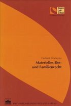 Cover Materielles Ehe- und Familienrecht
