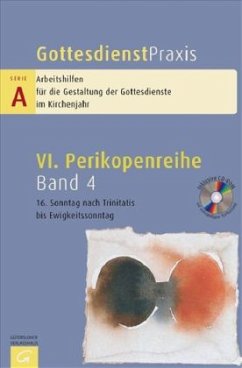 16. Sonntag nach Trinitatis bis Ewigkeitssonntag, m. CD-ROM / Gottesdienstpraxis, Serie A 4. Perikopenreihe, Bd. 4 - Domay, Erhard (Hrsg.)