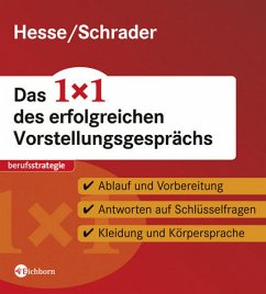 Das 1x1 des erfolgreichen Vorstellungsgesprächs - Hesse, Jürgen; Schrader, Hans Ch