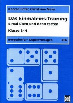 Das Einmaleins-Training - Hofer, Konrad;Meier, Christiane