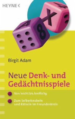 Neue Denk- und Gedächtnisspiele - Adam, Birgit