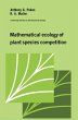 Mathematical Ecology of Plant Species... - Bild 1