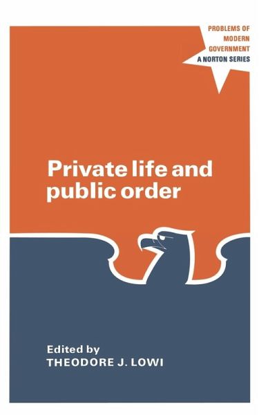 Private Life and Public Order Private Life and Public Order