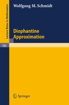 Diophantine Approximation - Schmidt, Wolfgang M.