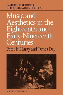 Music and Aesthetics in the Eighteenth and Early Nineteenth Centuries - Huray, Peter Le; Day, James; Peter Le, Huray