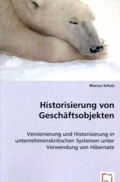 Historisierung von Geschäftsobjekten - Schulz, Marcus