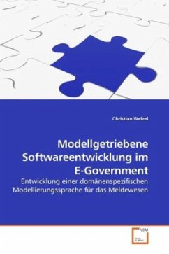 Cover Modellgetriebene Softwareentwicklung im E-Government