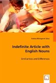 Indefinite Article with English Nouns