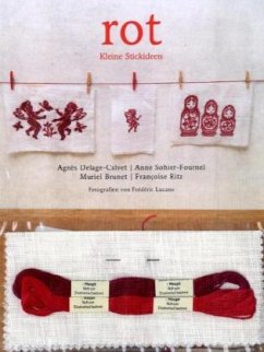 Kleine Stickideen, rot - Delage-Calvet, Agnès;Sohier-Fournel, Anne