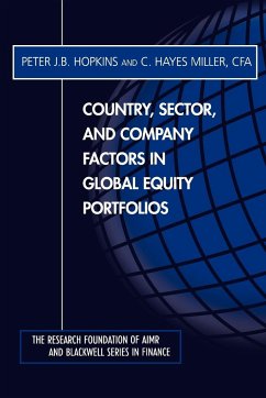 Country Sector & Comp Factors - Hopkins, Peter J B; Miller, C Hayes