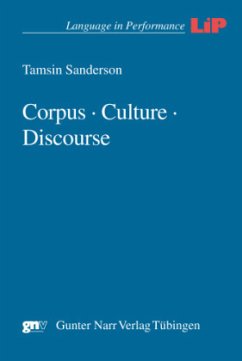 Corpus, Culture, Discourse - Sanderson, Tamsin