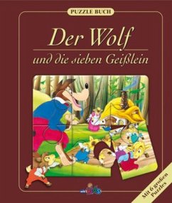 Der Wolf und die sieben Geißlein, Puzzle Buch