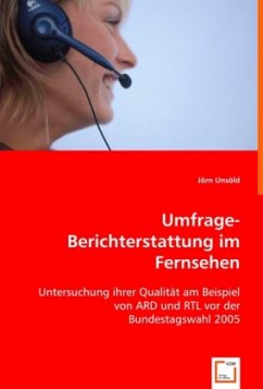 Cover Umfrage-Berichterstattung im Fernsehen