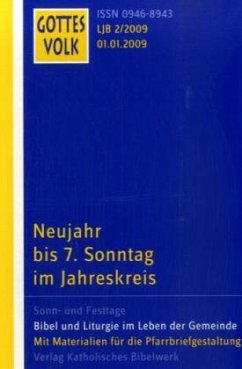 Cover Neujahr bis 7. Sonntag im Jahreskreis / Gottes Volk, Lesejahr B 2009 H.2