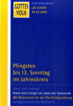 Cover Pfingsten bis 13. Sonntag im Jahreskreis / Gottes Volk, Lesejahr B 2009 H.5