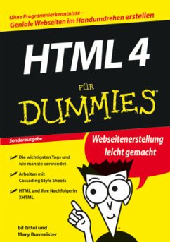 HTML 4 für Dummies - Tittel, Ed; Burmeister, Mary