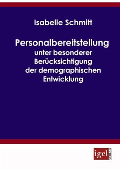 Cover Personalbereitstellung unter besonderer Berücksichtigung der demographischen Entwicklung