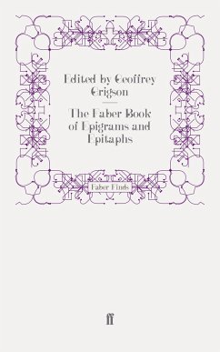 The Faber Book of Epigrams and Epitaphs