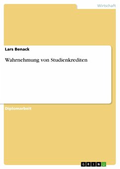 Wahrnehmung von Studienkrediten