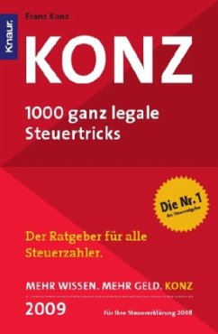 Konz 2009, 1000 ganz legale Steuertricks - Konz, Franz