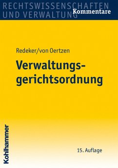 Verwaltungsgerichtsordnung. Kommentar. - Redeker, Martin; Kothe, Peter; von Nicolai, Helmuth