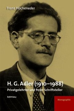 H. G. Adler (1910-1988) - Hocheneder, Franz