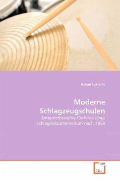 Cover Moderne Schlagzeugschulen