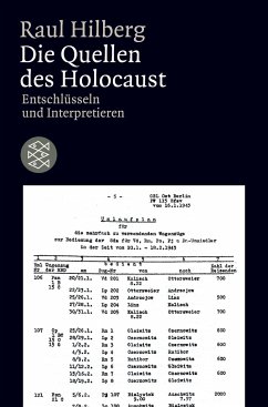 Die Quellen des Holocaust - Hilberg, Raul