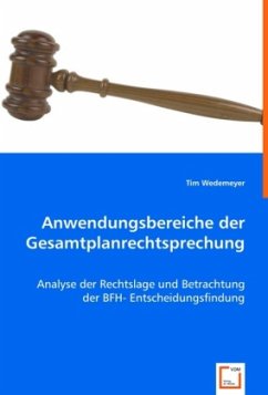 Cover Anwendungsbereiche der Gesamtplanrechtsprechung