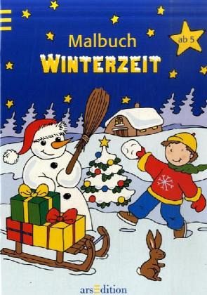Malbuch Winterzeit
