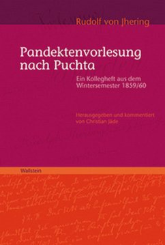 Pandektenvorlesung nach Puchta - Jhering, Rudolf von