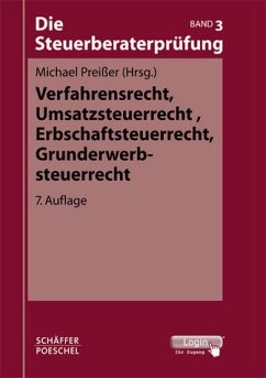 Cover Verfahrensrecht, Umsatzsteuerrecht, Erbschaftsteuerrecht, Grunderwerbsteuerrecht