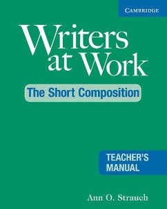 Writers at Work - Strauch, Ann O. (El Camino Community College, Los Angeles)