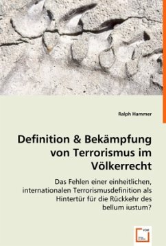Definition & Bekämpfung von Terrorismus im Völkerrecht - Hammer, Ralph