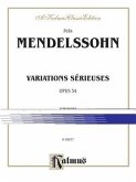Variations Sérieuses, Op. 54