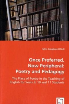 Cover Once Preferred, Now Peripheral: Poetry and Pedagogy