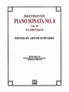 Sonata No. 8 in C Minor, Op. 13 (Pathetique)