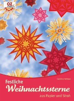 Cover Festliche Weihnachtssterne aus Papier und Stroh