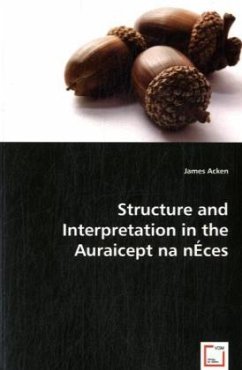 Structure and Interpretation in the Auraicept na nÉces - Acken, James