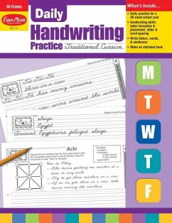 Daily Handwriting Practice: Traditional Cursive, Kindergarten - Grade 6 Teacher Edition - Evan-Moor Educational Publishers