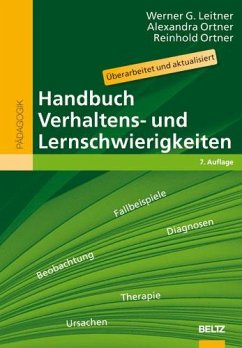 Handbuch Verhaltens- und Lernschwierigkeiten - Leitner, Werner G.;Ortner, Alexandra;Ortner, Reinhold