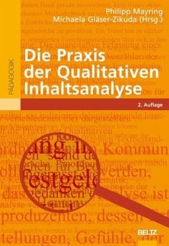 Die Praxis der Qualitativen Inhaltsanalyse - Mayring, Philipp / Gläser-Zikuda, Michaela (Hrsg.)