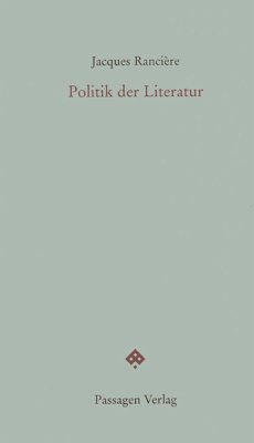 Cover Politik der Literatur
